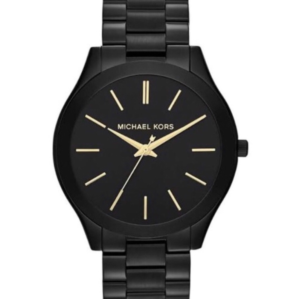 Michael Kors Runway Slim Black/Gold